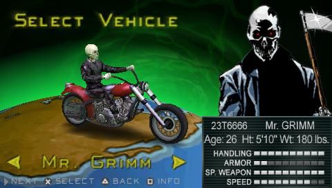Twisted Metal Head On screenshot 5 for PSP